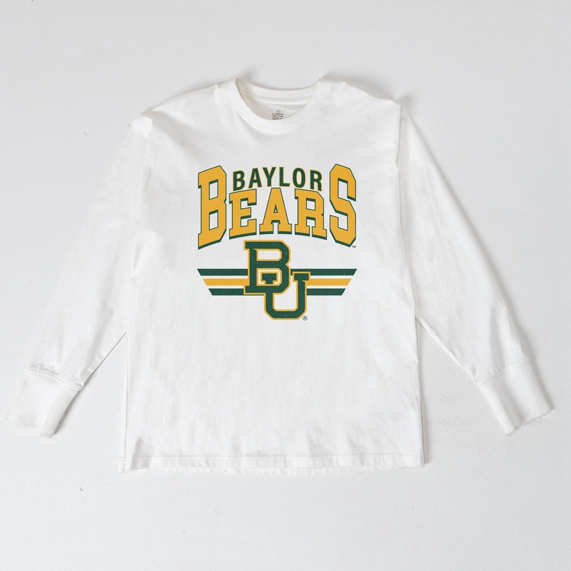 BAYLOR BEARS SWIFT STRIKE ESSENTIAL RELAXED FIT LONG SLEEVE TEE