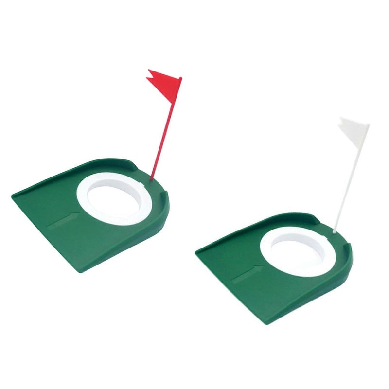 Golf putting practice cups with flags improve skills camping garden gifts for adults and beginners white red