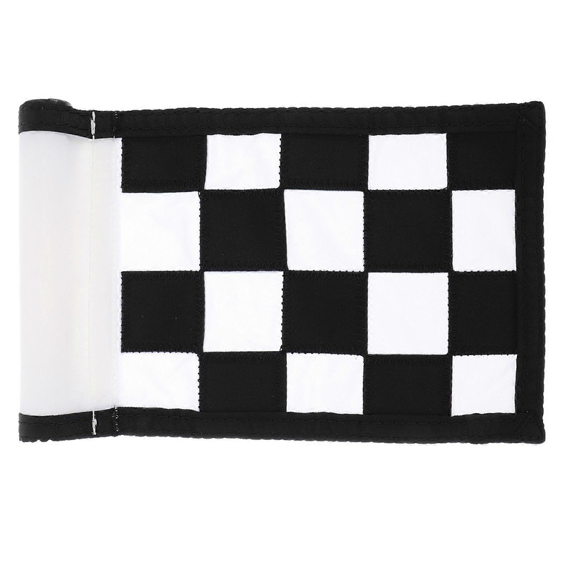 Practice Flag Golf Training Sessions Rectangular Checkered Nylon Putting Accuracy Improvement 1Pack