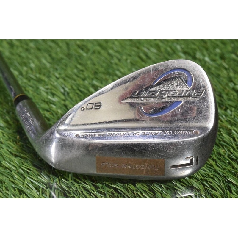 PURE SPIN DIAMOND FACE 60 LOB WEDGE WEDGE FLEX STEEL SHAFT ~ L@@K!!