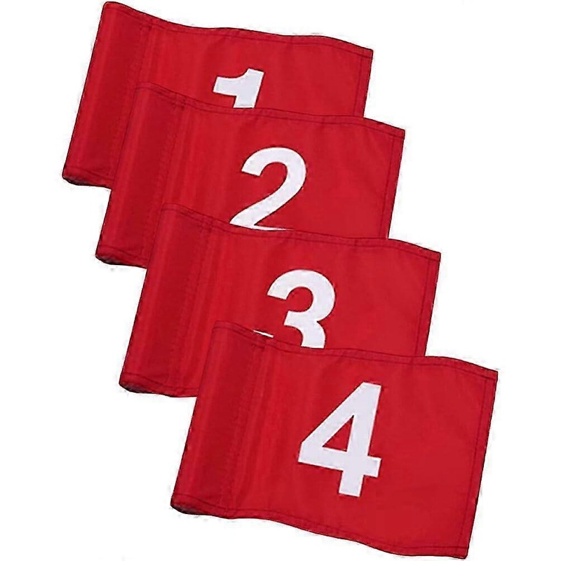 4pcs Numbered Golf Flag, Putting Green Flags for Yard, Golf Flagstick Putting Mini 2025