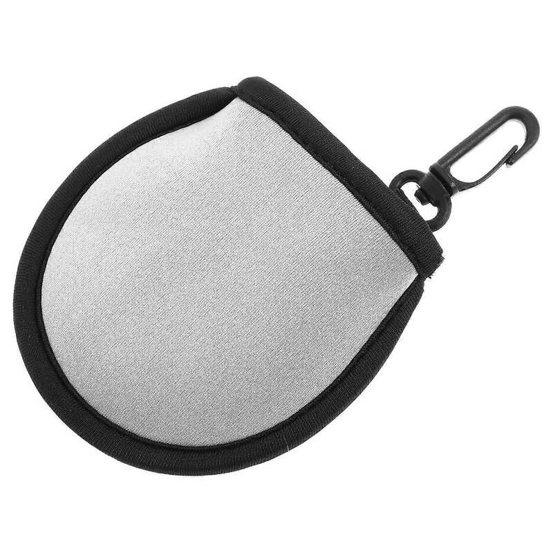 Golf Ball Cleaner Pouch Portable Neoprene Golf Ball Holder For Outdoor Sports Rectangular Shape Protective Cover 1Set