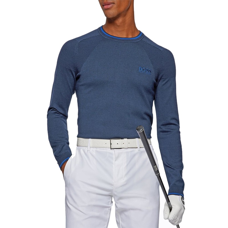 Hugo Boss Riceno Knit Jumper – Navy