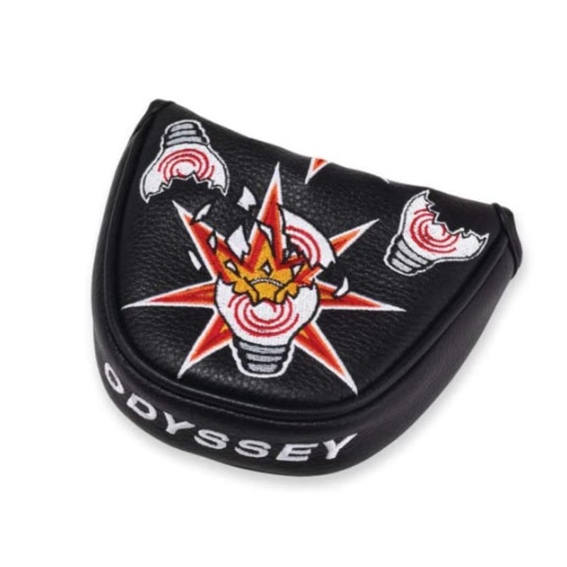 Odyssey Golf Lights Out Leather Mallet Putter Headcover