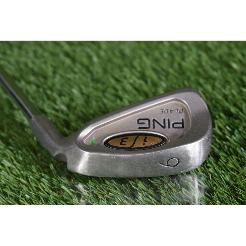 PING BLADE GREEN DOT I3 6-IRON TRI GOLD REGULAR FLEX STEEL SHAFT