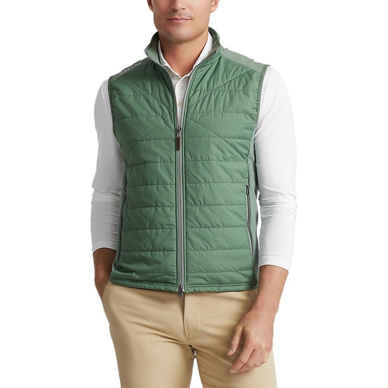 RLX Ralph Lauren Cool Wool Full Zip Vest – Fatigue