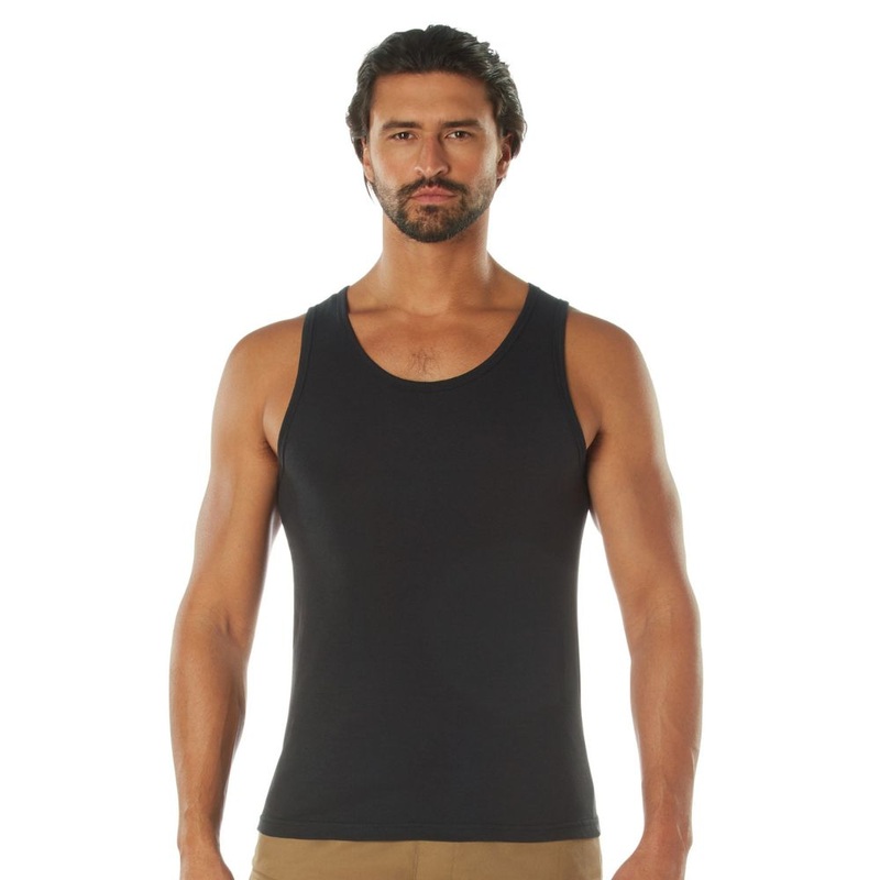 Rothco Men’s Tank Top|Black|S|M|XXL