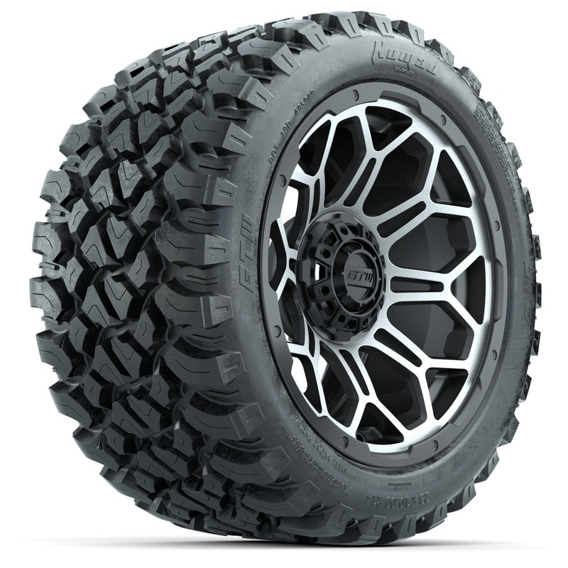 Set of (4) 14 in GTW Bravo Wheels with 23×10-14 GTW Nomad All-Terrain Tires PN# A19-499