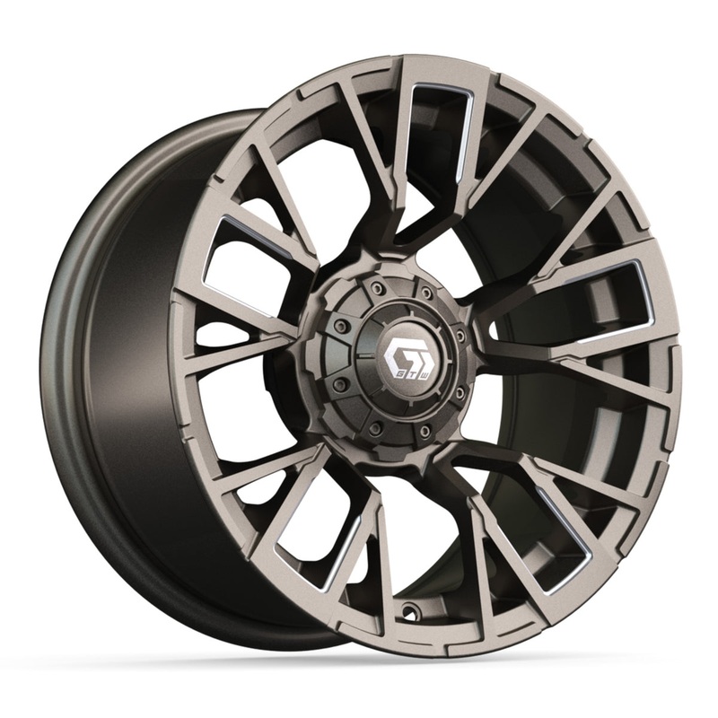 14 GTW Vandal Satin Bronze with Machined Accents Wheel