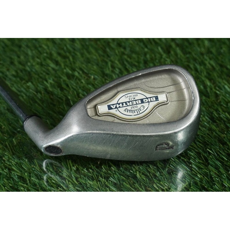 CALLAWAY GOLF BIG BERTHA X-12 IRONS PITCHING WEDGE MEMPHIS 10 STEEL RH