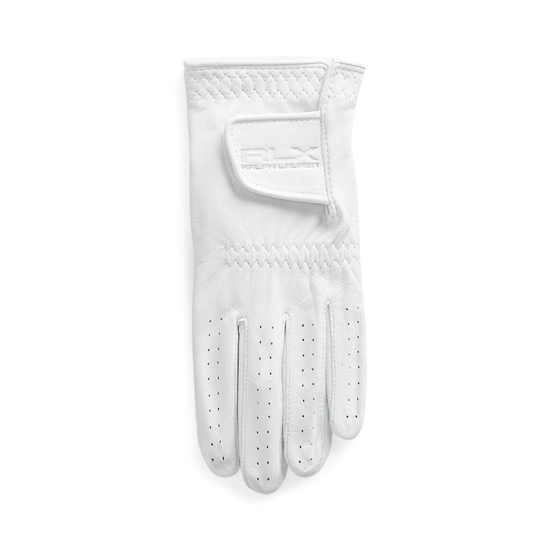 RLX Ralph Lauren Women’s Performance Cabretta Leather Golf Glove Left – Ceramic White