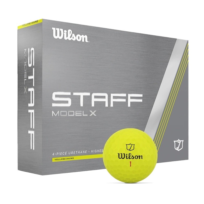 Wilson Staff Model X Golf Balls –  Yellow- 2024