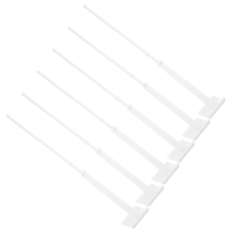 Flag Display Car Window Flag Pole Plastic Heavy Duty Bracket For Car Trucks Suvs 6Pcs