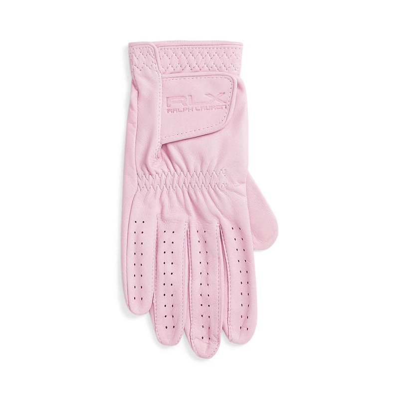 RLX Ralph Lauren Women’s Performance Cabretta Leather Golf Glove Right – Garden Pink