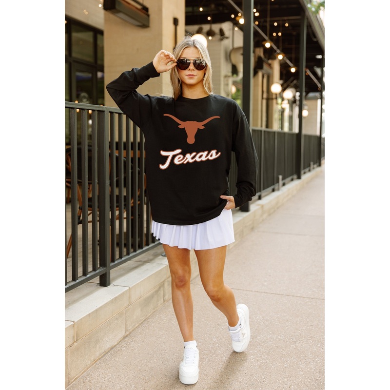 TEXAS LONGHORNS HONOR ROLL ESSENTIAL RELAXED FIT LONG SLEEVE TEE