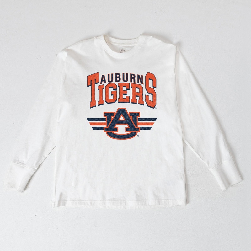 AUBURN TIGERS SWIFT STRIKE ESSENTIAL RELAXED FIT LONG SLEEVE TEE