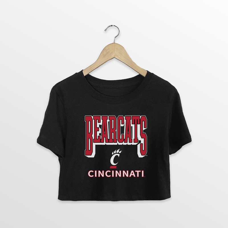 CINCINNATI BEARCATS PURE VICTORY CLASSIC CROP TEE
