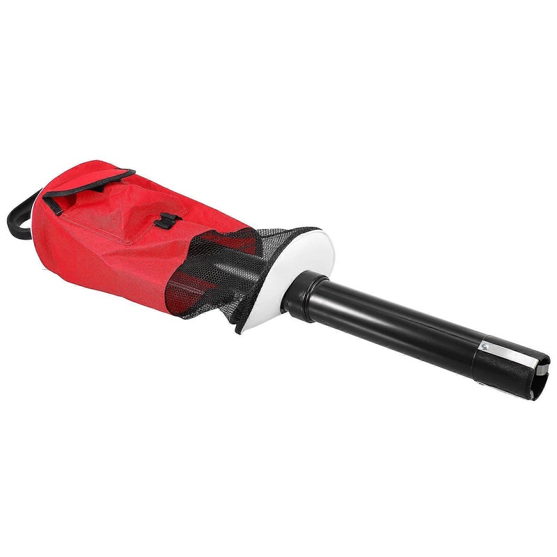 Golf Ball Picker with Large Nylon Storage for Convenient Collection and Comfortable Use Red Holds 70 Balls