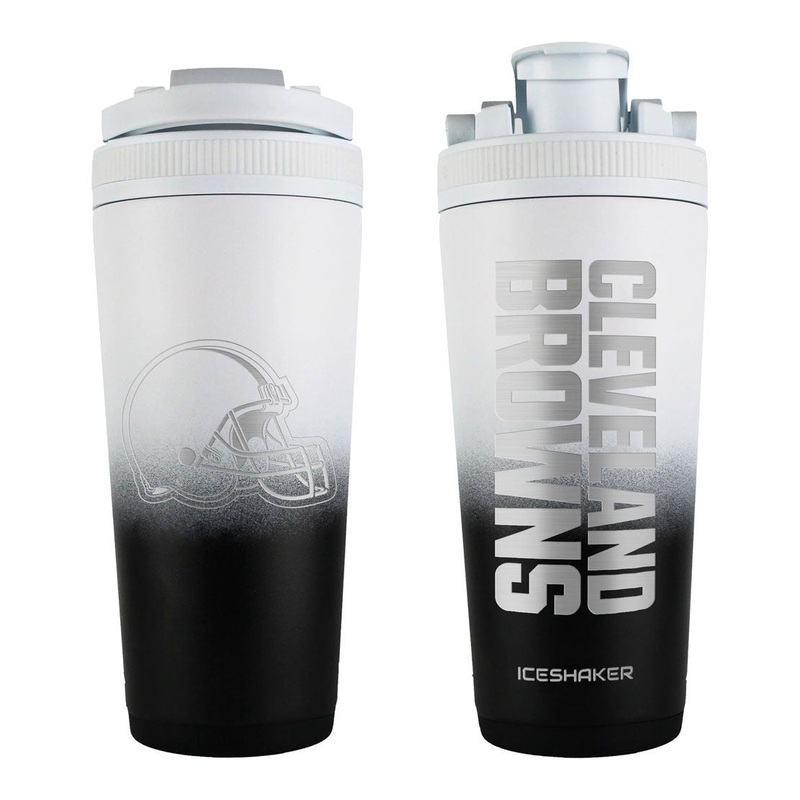 WinCraft NFL Cleveland Browns Stainless Steel Ombre Ice Shaker – 26 oz