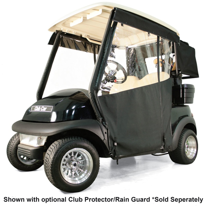 2017-Up Yamaha Drive2 – Red Dot Chameleon Black 2-Passenger Track Style Soft Enclosure