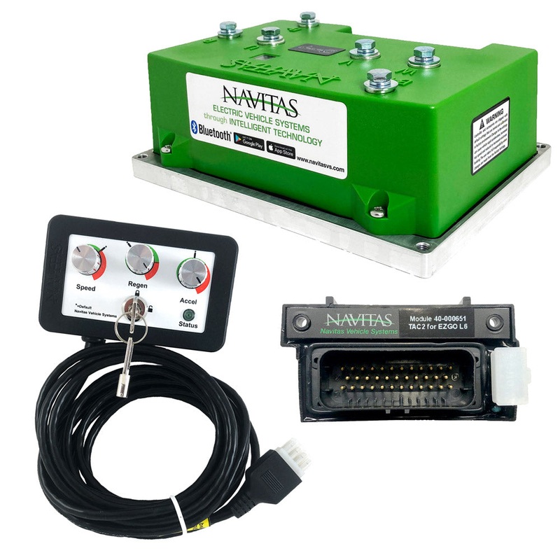 E-Z-GO TXT/S4/L6 Navitas 600-Amp 72-Volt AC Upgrade TAC2 Controller Kit w/Bluetooth PN# 25-115