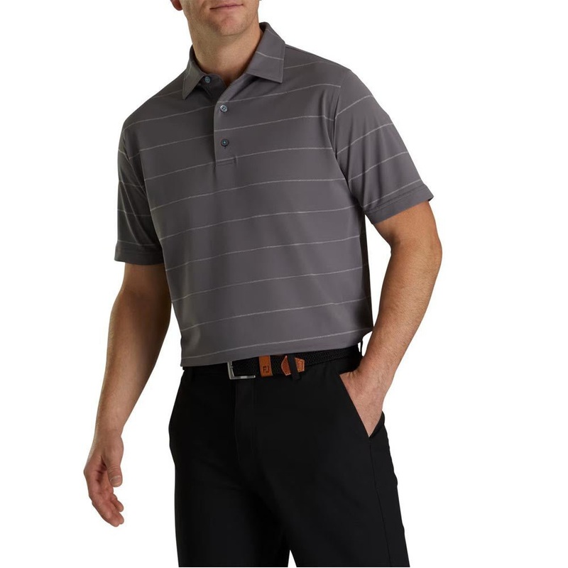 FootJoy Chalkstripe Stretch Pique Self Collar Polo