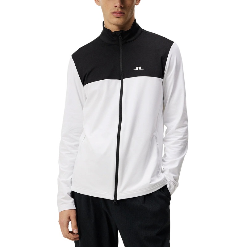 J.Lindeberg Banks Golf Mid-Layer – White