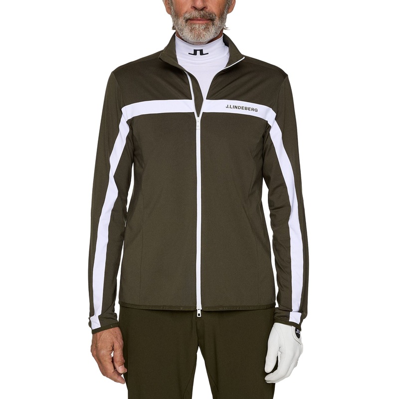 J.Lindeberg Jarvis Golf Mid-Layer – Forest Green