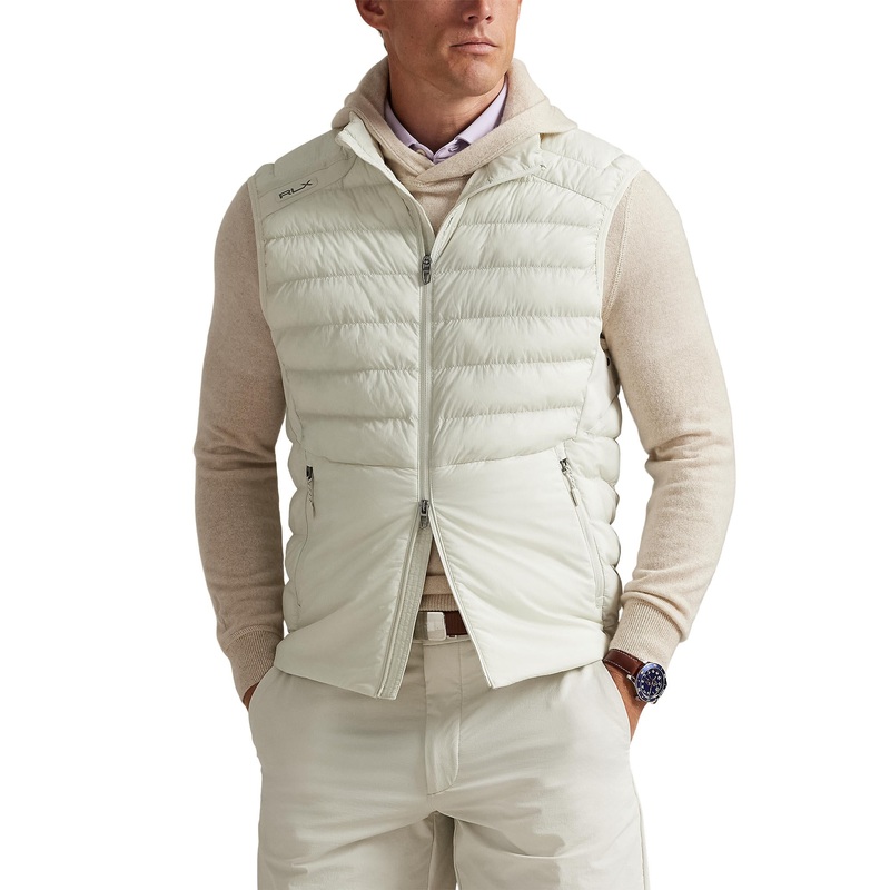 RLX Ralph Lauren Lightweight Performance Golf Gilet – Stone Pebble