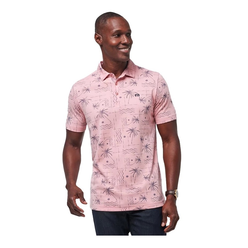 Travis Mathew Coconut Palm Golf Polo