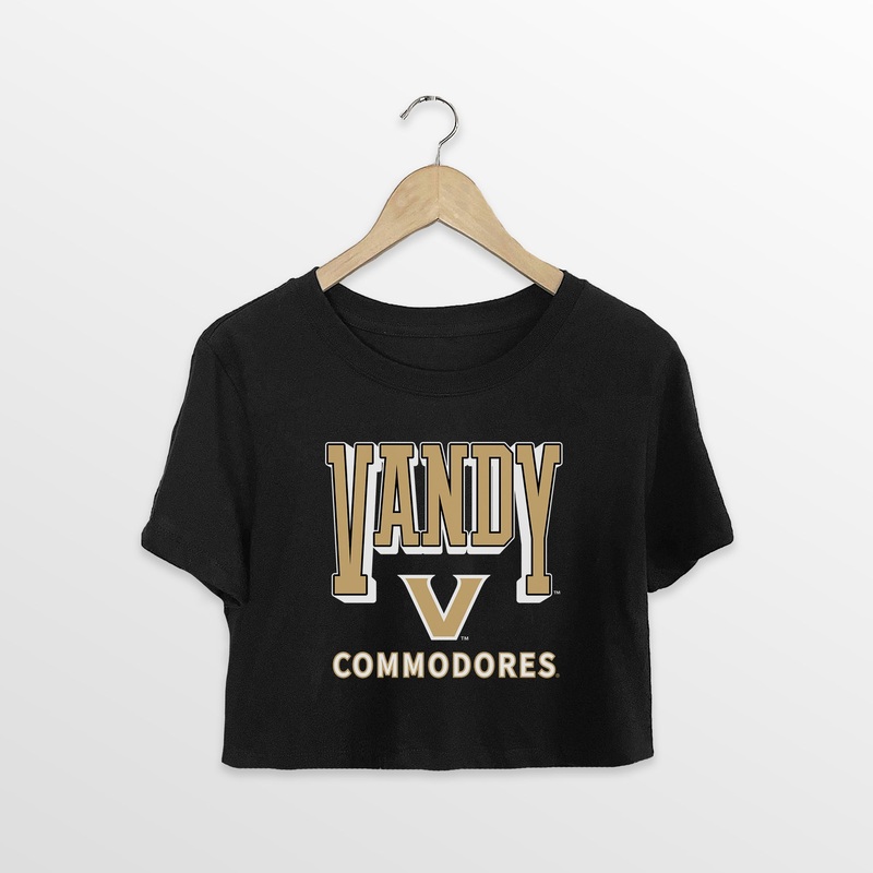 VANDERBILT COMMODORES PURE VICTORY CLASSIC CROP TEE