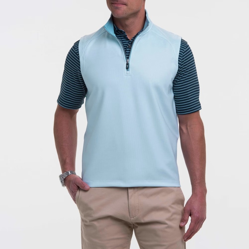 Fairway & Greene Micro Dot 1/4 Zip Vest