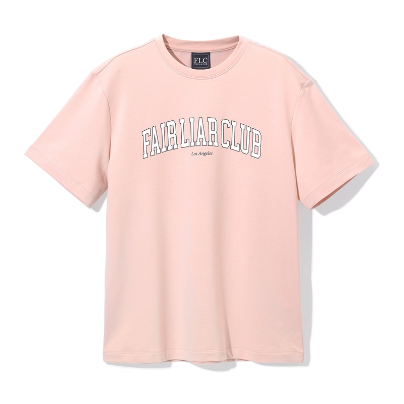 [FLC] F.L.CLUB IVY T-SHIRT|Pink|White|S|M|L