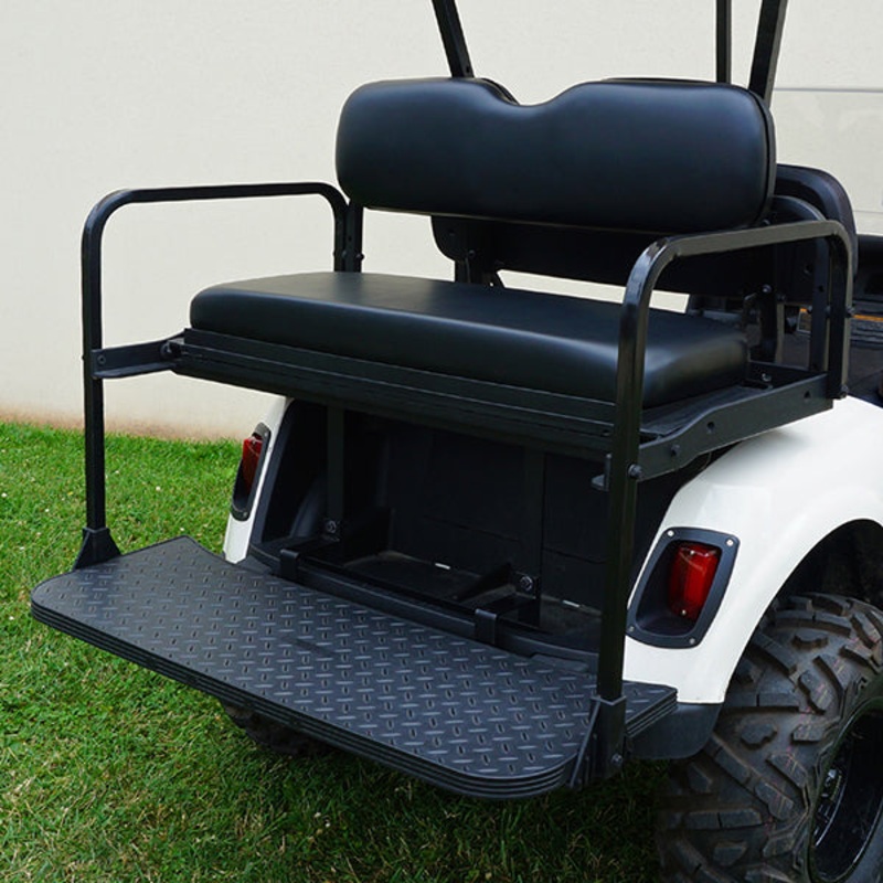 RHOX Rhino Aluminum Seat Kit, Black, E-Z-Go RXV 08+ PN# SEAT-465BLK