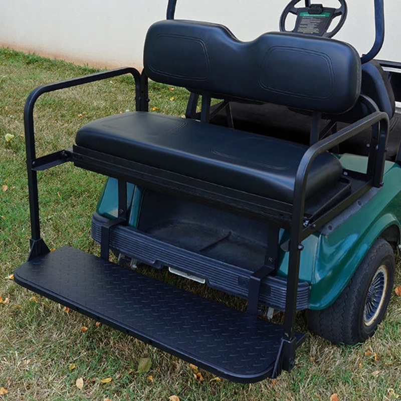 RHOX Rhino Seat Kit, Black, Club Car DS PN# SEAT-321BLK