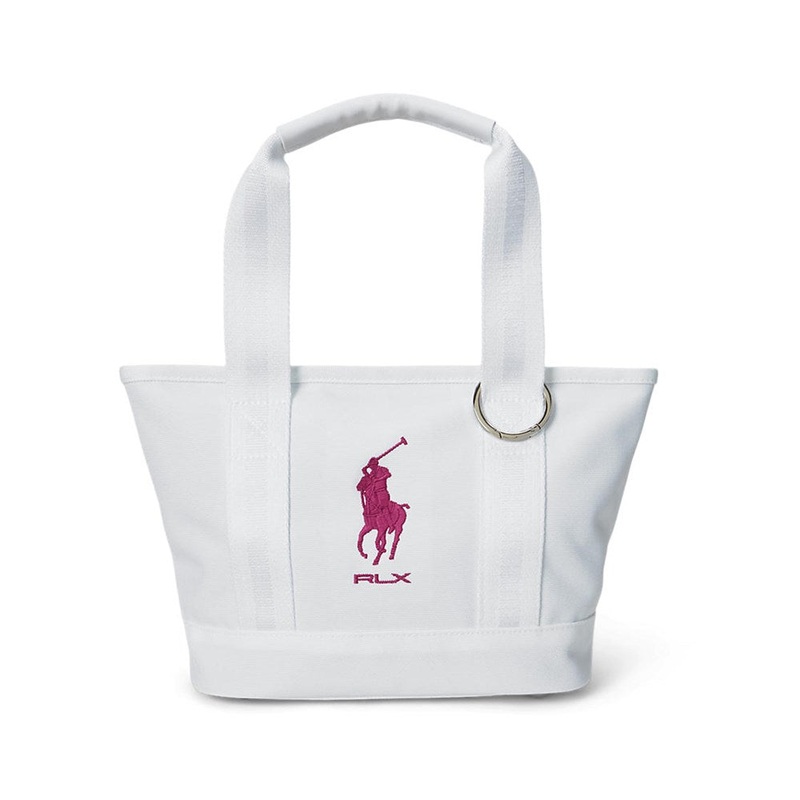 RLX Ralph Lauren Women’s Big Pony Cart Bag – Ceramic White