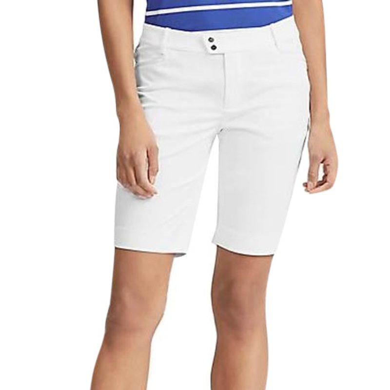RLX Ralph Lauren Women’s Par Golf Shorts  – Pure White