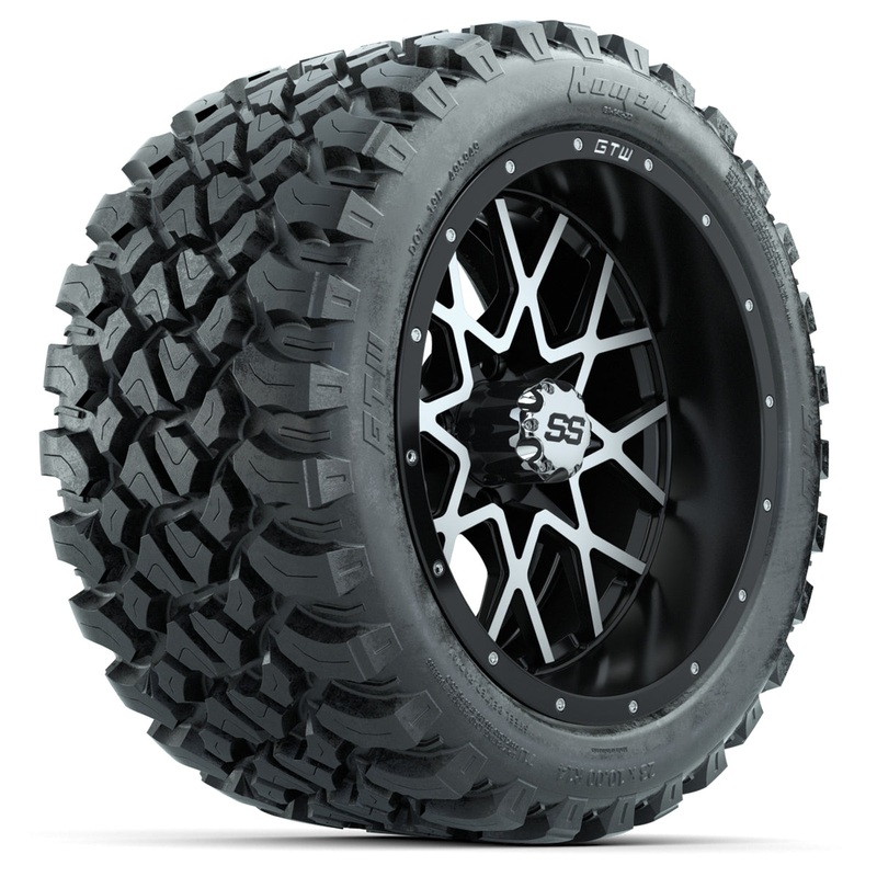 Set of (4) 14 in GTW Vortex Wheels with 23×10-14 GTW Nomad All-Terrain Tires PN# A19-521
