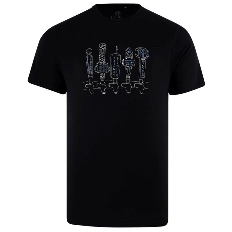 Swannies Taps Tee|Black|Small|Medium|Large|X-Large|XX-Large