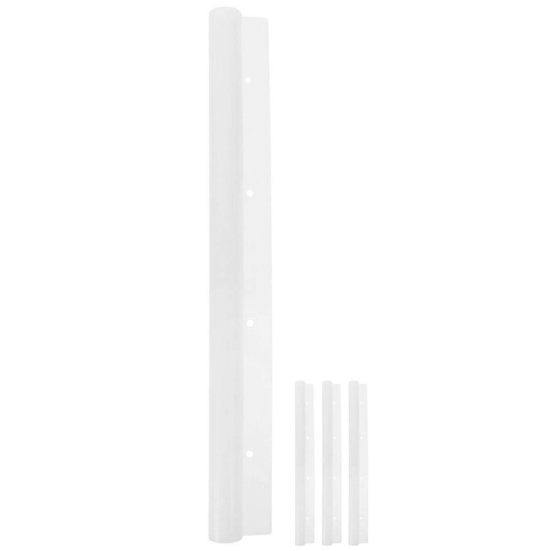 Flag Poles Tubes Golf Flag Tube Portable Flag Pole For Golf Practice White 35.20X4.00X2.00cm Flag Fixing 4Pcs