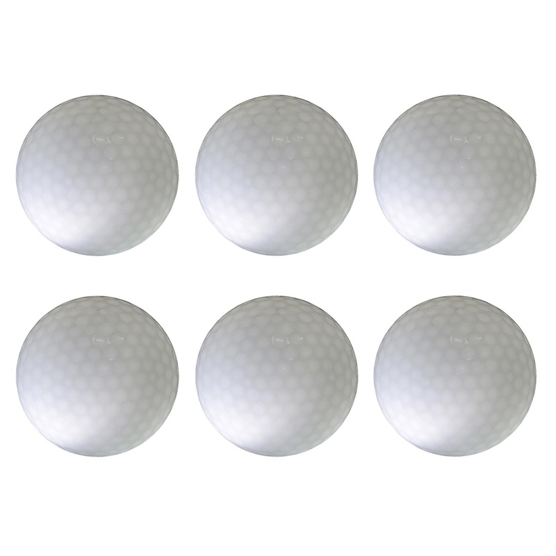 Golf Night Glow Balls Brihgter Luminous Ball 6pcs Red