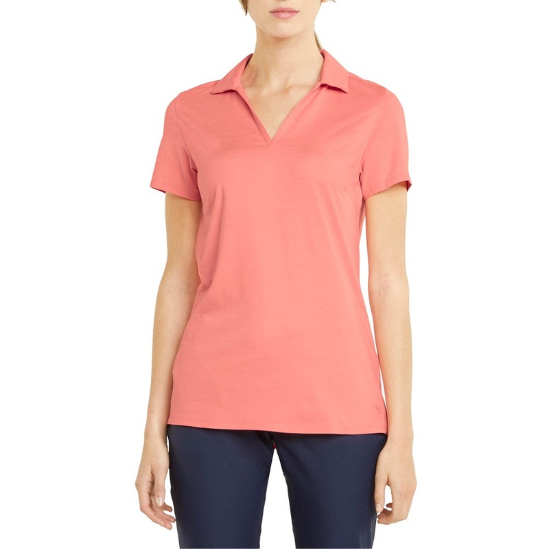 Puma Women’s CLOUDSPUN Coast Golf Polo – Carnation Pink Heather