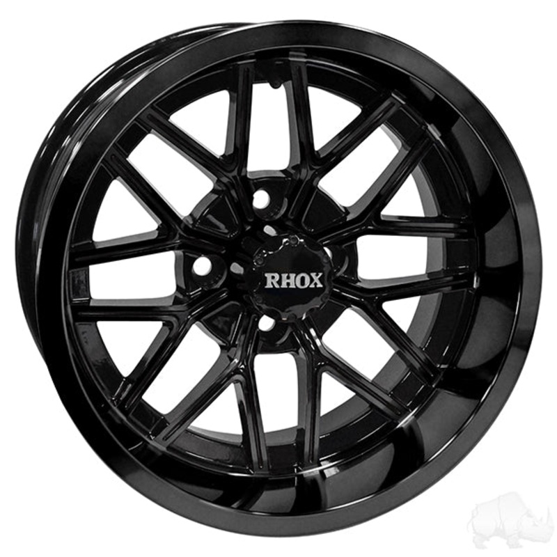 RHOX RX281, Gloss Black, 14×7 ET-25