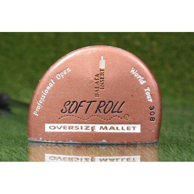 SOFT ROLL OVERSIZE BALATA INSERT 32 MALLET PUTTER W/ CARBITE GRIP