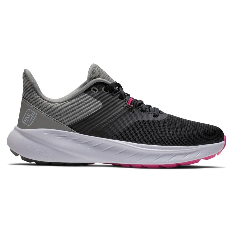 FootJoy Women’s FJ Flex Golf Shoes ( Color: Black Gray)