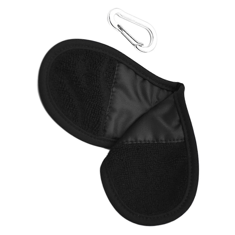 Golf Ball Cleaner Golf Ball Towel with Hanging Clip Reusable Professional Golf Cleaning Accessories Golf Ball Cleaning Towel