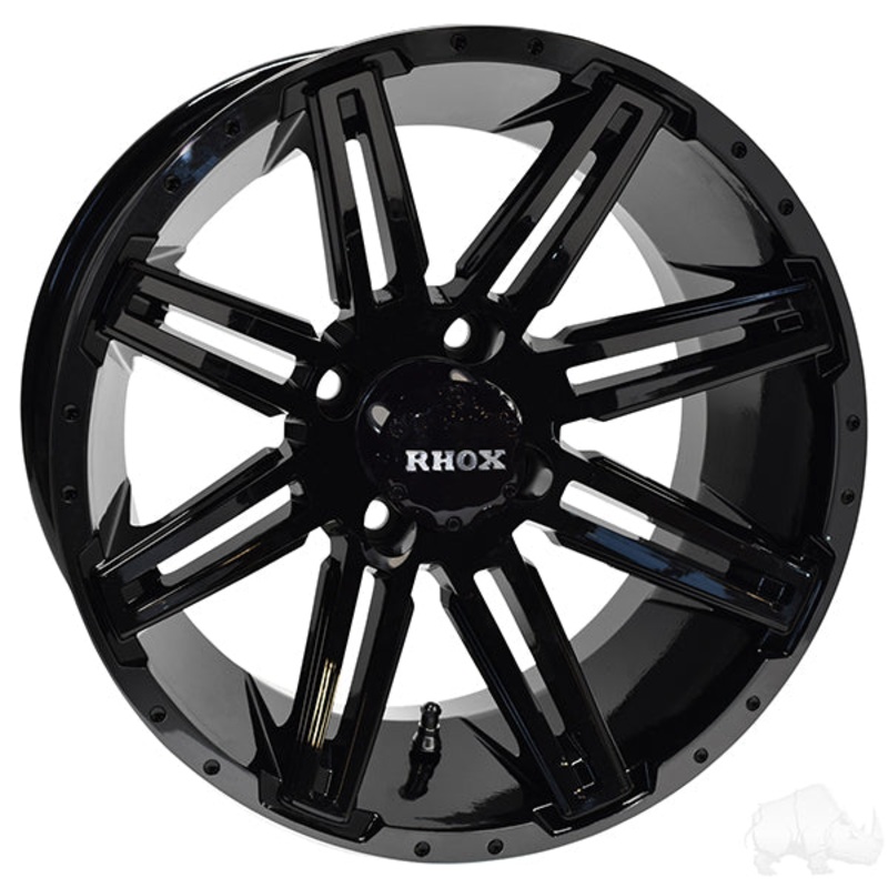 RHOX RX275, Gloss Black, 14×7, ET-25
