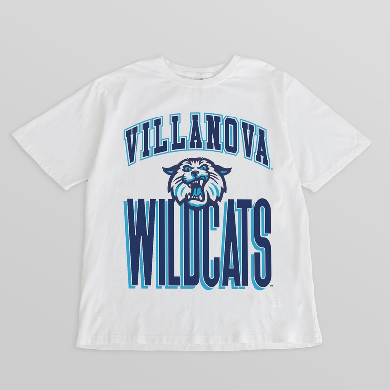 VILLANOVA WILDCATS FIERCE FOCUS WASHED RELAXED FIT TEE