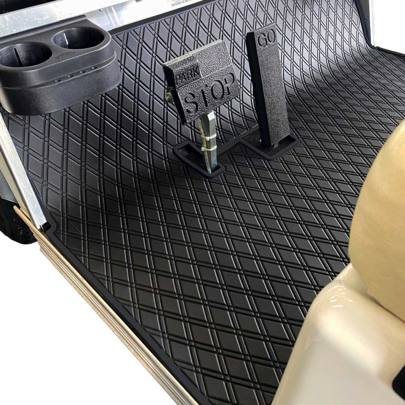 Xtreme Floor Mats for Club Car DS (82-13) / Villager (82-18) – All Black PN# 03-183