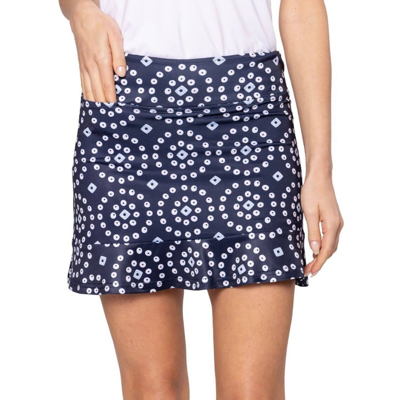 Golftini Women’s Pull On 17.5 Golf Skort – Hidden Treasure